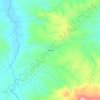 Tributo topographic map, elevation, terrain