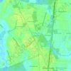 Hound Run topographic map, elevation, terrain
