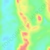 Namib topographic map, elevation, terrain