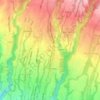 Petulu topographic map, elevation, terrain