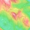 Hesten topographic map, elevation, terrain