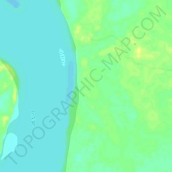 Ota topographic map, elevation, terrain