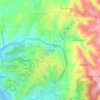 São Romão topographic map, elevation, terrain