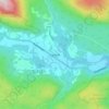 Sauland topographic map, elevation, terrain