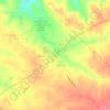 Arez topographic map, elevation, terrain