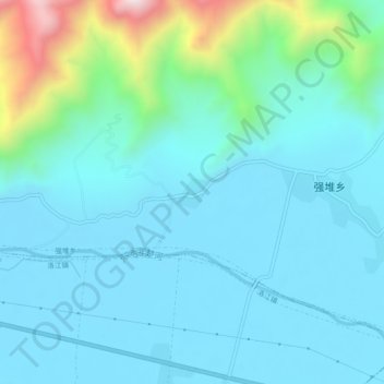 Yarlung topographic map, elevation, terrain
