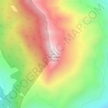 Karatepe topographic map, elevation, terrain