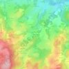 Lavillemichel topographic map, elevation, terrain