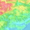 Rocade Maudette topographic map, elevation, terrain