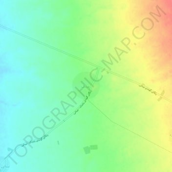Zardk topographic map, elevation, terrain