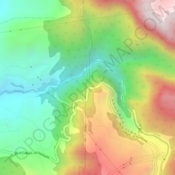 Mirador San Francisco topographic map, elevation, terrain