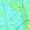 辉利 topographic map, elevation, terrain