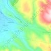 Pocoata topographic map, elevation, terrain