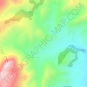 Font de la Figuera topographic map, elevation, terrain
