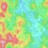 Serres topographic map, elevation, terrain