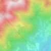 Cima Colletta topographic map, elevation, terrain