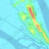 Kawt Saing topographic map, elevation, terrain