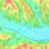 Nestelbach im Ilztal topographic map, elevation, terrain