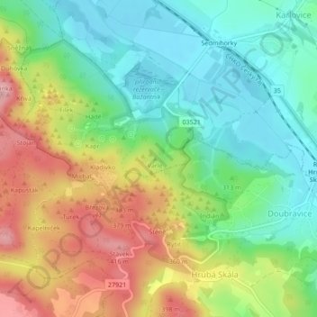 Limone topographic map, elevation, terrain
