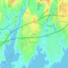 Riverside topographic map, elevation, terrain