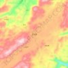 吉卫镇 topographic map, elevation, terrain