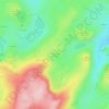 Roche-Orcine Haute topographic map, elevation, terrain