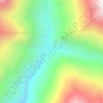 Samgong topographic map, elevation, terrain