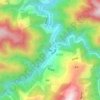 秀巒 topographic map, elevation, terrain