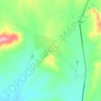 Kayıhan topographic map, elevation, terrain