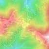 Passo dell'Alpe di Neggia topographic map, elevation, terrain