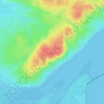 Station Hill topographic map, elevation, terrain