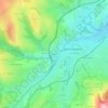 Paradis topographic map, elevation, terrain