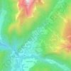La Coche topographic map, elevation, terrain