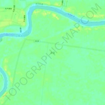 Tuying topographic map, elevation, terrain