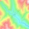 尼汝村 topographic map, elevation, terrain