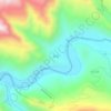 各莫 topographic map, elevation, terrain