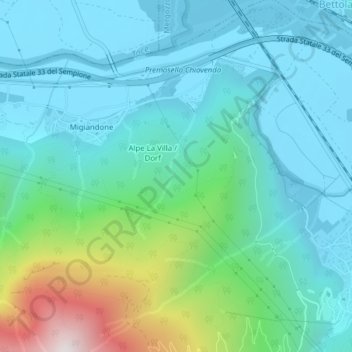 Svendi topographic map, elevation, terrain