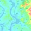 伍家岗 topographic map, elevation, terrain