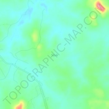 Sijuk topographic map, elevation, terrain