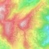Mont Thou topographic map, elevation, terrain