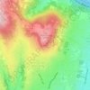 Mont Cindre topographic map, elevation, terrain