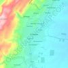 Somanya topographic map, elevation, terrain
