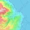 Droudj el Rounda (Rounda Steps) topographic map, elevation, terrain