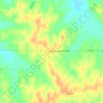 Antioch topographic map, elevation, terrain