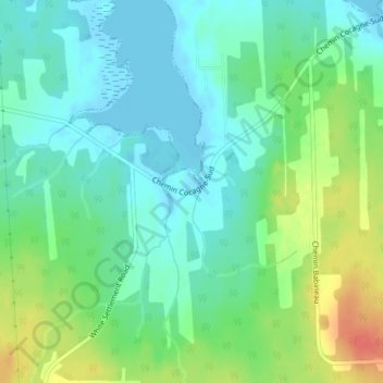 Whites Settlement topographic map, elevation, terrain