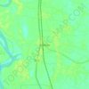 Beldanga topographic map, elevation, terrain