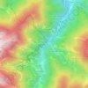 Grotta di Bossea topographic map, elevation, terrain