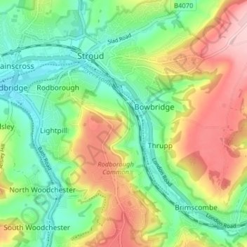 Mt Vernon topographic map, elevation, terrain