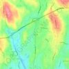 Turn of River topographic map, elevation, terrain