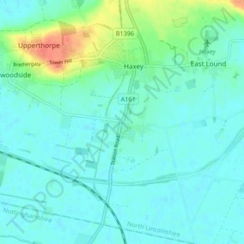 Graizelound topographic map, elevation, terrain